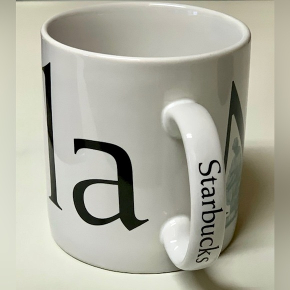 Vintage Discontinued 2002 STARBUCKS COFFEE MANILA City Mug Collector Series - Picture 2 of 10